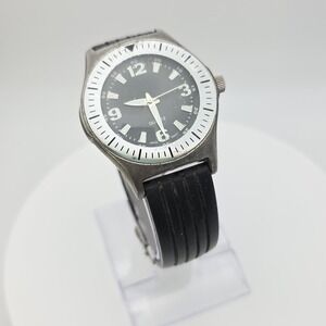 Vintage 2003 Avon Men's Watch Sports Style Black Band New Battery FREE $HIPPING!